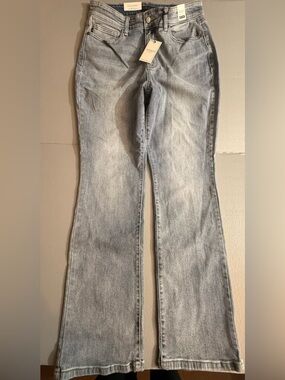 Judy Blue 90's Straight Fit High Rise Straight Leg Jeans Blue Size 14W NWT